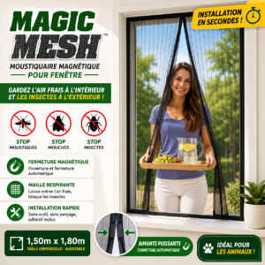 moustiquaire magnétique pour porte – ouverture automatique & anti‑moustiques