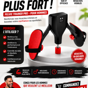 pelvic trainer pro est l’appareil de musculation intime qui transforme votre vie sexuelle et votre santé – puissance et endurance pour homme, resserrement et sensations intenses pour femme, naturellement !