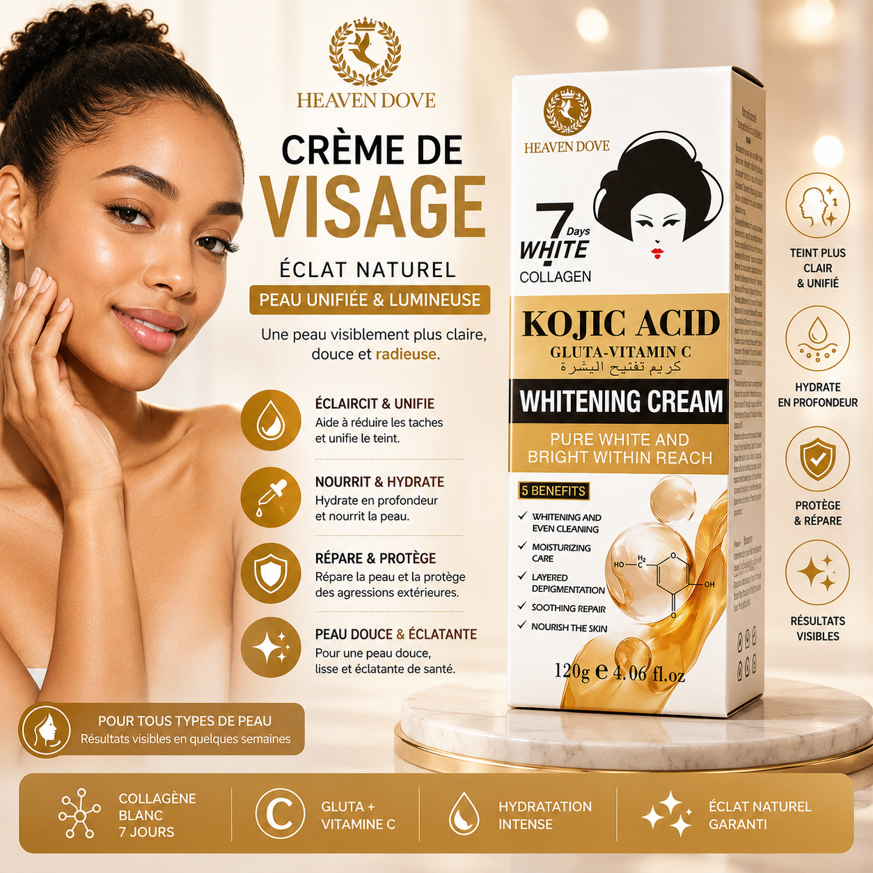 crème corps Éclaircissante au kojic acid – peau unifiée, douce et lumineuse en 7 jours… avec collagène et vitamine c. crème corps Éclaircissante au kojic acid – peau unifiée, douce et lumineuse en 7 jours… avec collagène et vitamine c.